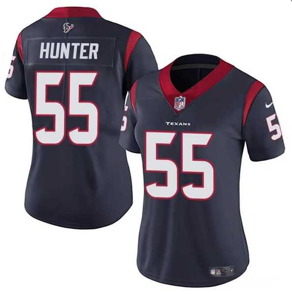 Womens Houston Texans #55 Danielle Hunter Navy Vapor Untouchable Limited Stitched Jersey Dzhi